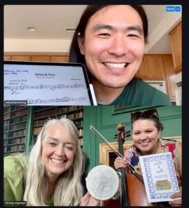 Helen & Nora first Zoom call play-through