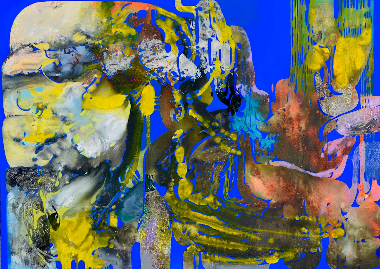 A photograph of Vian Sora's painting Echo and Narcissus